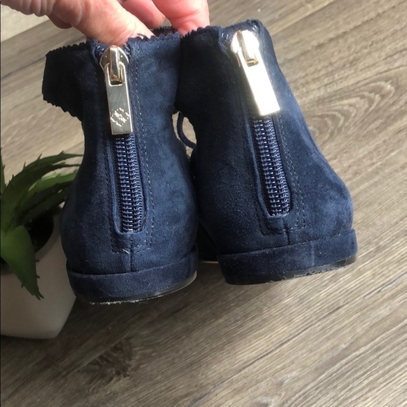 Arturo Chiang Leather Suede Lace Up Gillie Flat - Picture 3 of 8